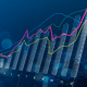 financial KPIs represented on digital graphs and charts
