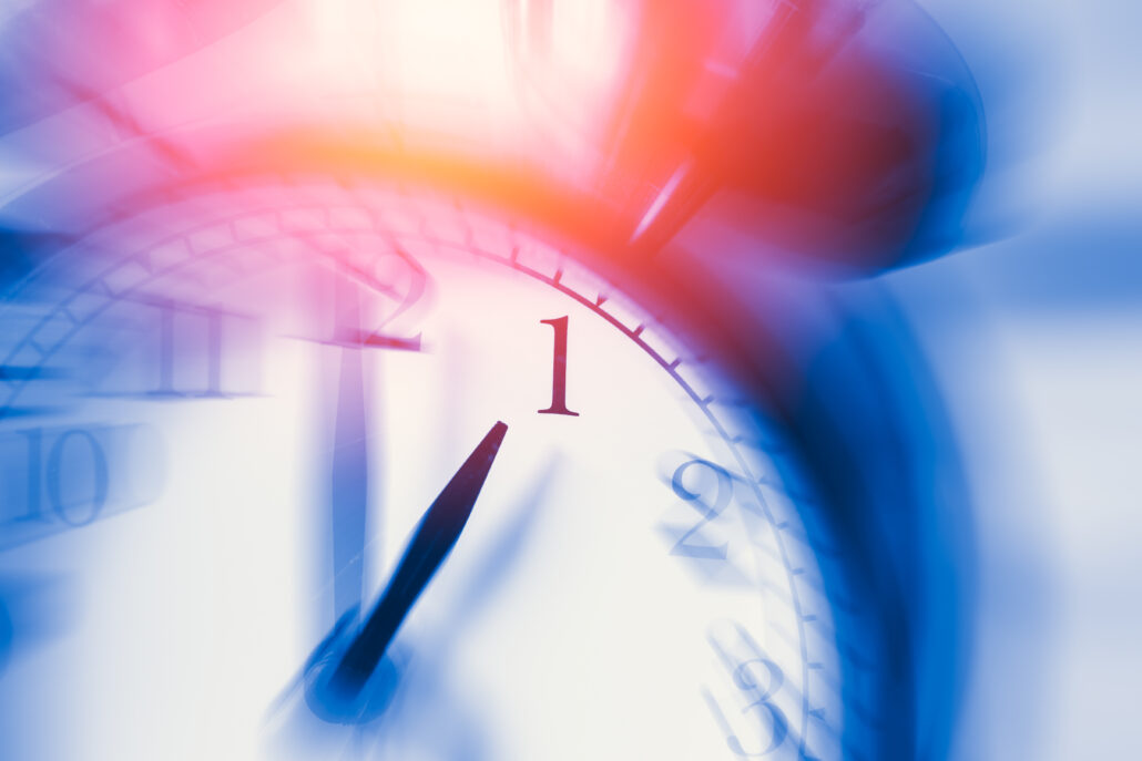 Close-up of a clock showing one o’clock, symbolizing a one-hour monthly money routine for business owners.